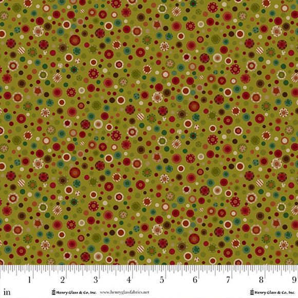 Q-2020-66 MED GREEN - PENNYBERRY FARM by Kim Diehl for Henry Glass & Co Division
