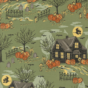 20912 15 MOSS - HOME SWEET HAUNT by Stacy lest Hsu for Moda Fabrics