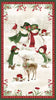 27738 773 GREEN HAT TOSS - WOODLAND SNOWMEN by Danielle Leone for Wilmington Prints