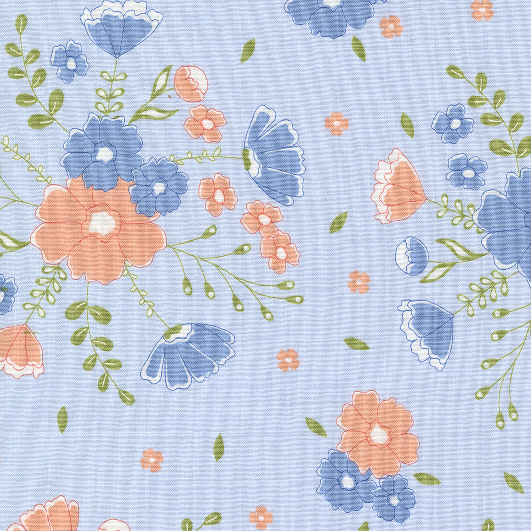 29170-14 LIGHT BLUE - PEACHY KEEN by Corey Yoder for Moda Fabrics ...