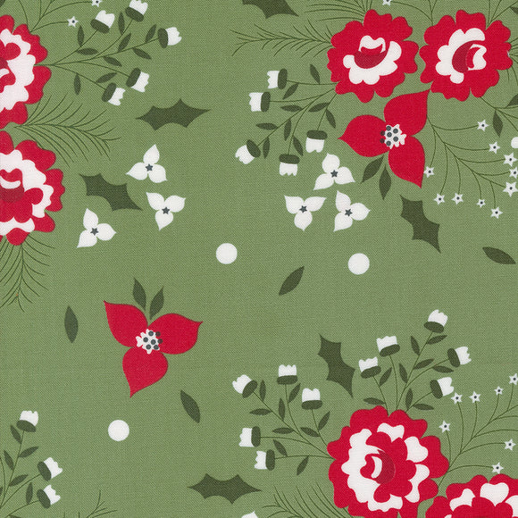 29180 13 GREEN- STARBERRY by Corey Yoder for Moda Fabrics