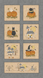 R191904D-MULTI - CHECKERBOARD || Halloween Haunts by Cindy Staub for Marcus Fabrics {THE PANEL IS ON OUR PANEL PAGE}