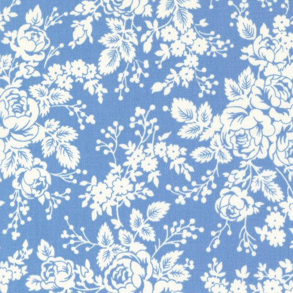 3030-15 CORNFLOWER-BLUEBERRY DELIGHT by Bunny Hill Designs for Moda Fabrics