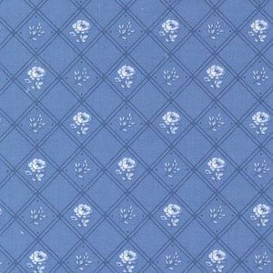 3032-14 CORNFLOWER-BLUEBERRY DELIGHT by Bunny Hill Designs for Moda Fabrics