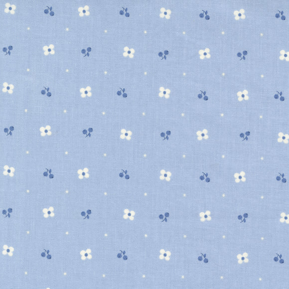3034-13 SKY-BLUEBERRY DELIGHT by Bunny Hill Designs for Moda Fabrics