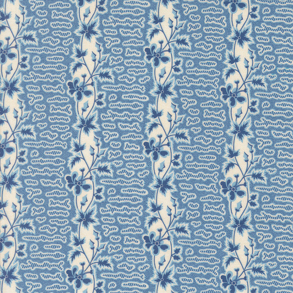 31712 13 PRUSSIAN BLUE - SALLYS STITCHES by Betsy Chutchian for Moda Fabrics