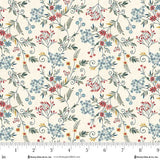 3549-44 BLUE TENDER VINES || NORWEGIAN FOREST by Mary Jane Carey for Henry Glass &amp; Co Division