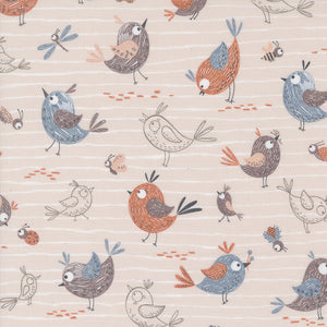 39030 11 CLOUD - FRIENDS - CHIRP by Elena Amo for Moda Fabrics