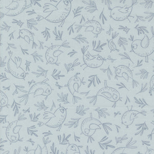 39034 19 SKY - TRACE A BIRD - CHIRP by Elena Amo for Moda Fabrics