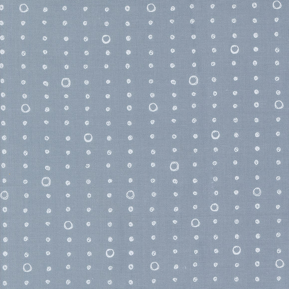 39038 20 RAINCLOUD - DOTS AND CIRCLES - CHIRP by Elena Amo for Moda Fabrics