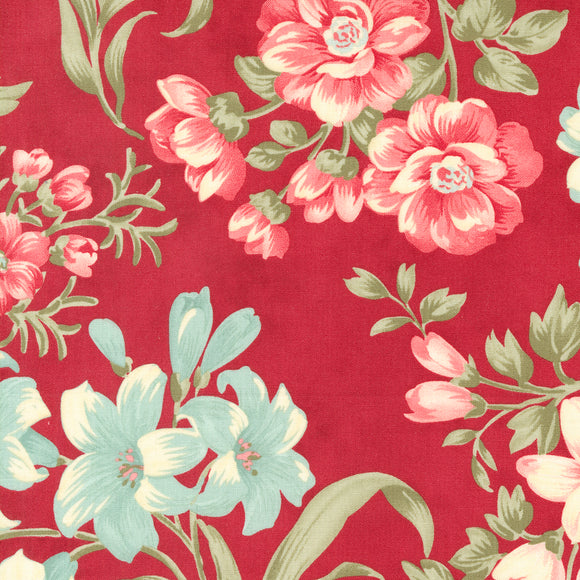 44330 13 RED - COLLECTION FOR A CAUSE ETCHINGS by Howard Marcus & 3 Sisters for Moda Fabrics