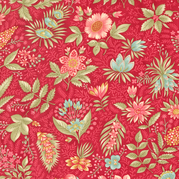 44332 13 RED - COLLECTION FOR A CAUSE ETCHINGS by Howard Marcus & 3 Sisters for Moda Fabrics