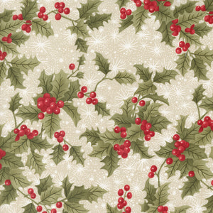 44352 12 PARCHMENT - A CHRISTMAS CAROL by 3 Sisters for Moda Fabrics