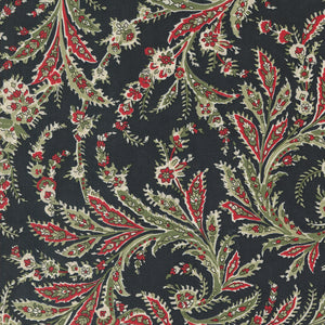 44353 16 EBONY - A CHRISTMAS CAROL by 3 Sisters for Moda Fabrics