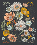 45587 19 CHARCOAL - WOODLAND AND WILDFLOWERS by Fancy That Design House & Company for Moda Fabrics {THE PANELS FOR THIS COLLECTION ARE ON OUR PANELS PAGE}