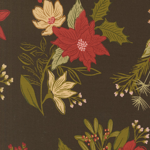 45620 16M ESPRESSO - OLD WORLD YULETIDE by Fancy That Design House & Co. for Moda Fabrics