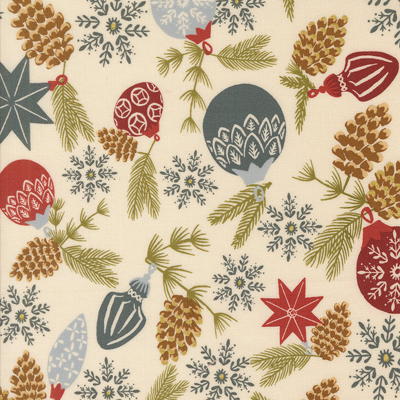 45621 11M EGGSHELL - OLD WORLD YULETIDE by Fancy That Design House & Co. for Moda Fabrics