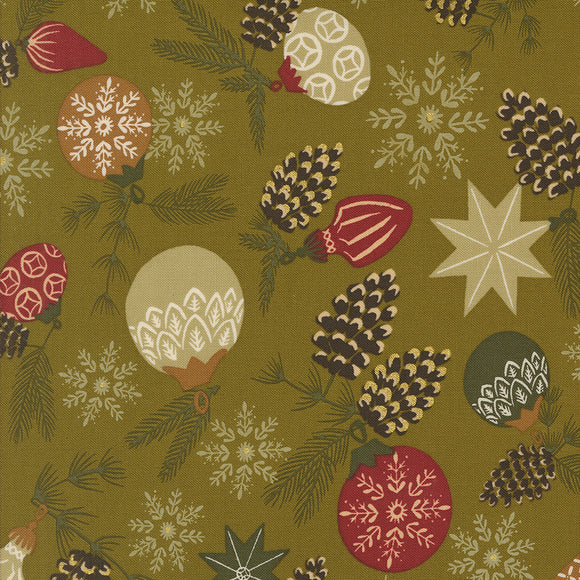 45621 12M PICKLE - OLD WORLD YULETIDE by Fancy That Design House & Co. for Moda Fabrics