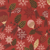 45621 18M POINSETTIA - OLD WORLD YULETIDE by Fancy That Design House & Co. for Moda Fabrics