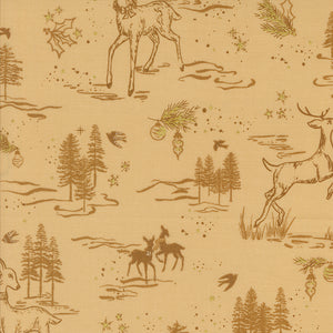 45622 12M ALMOND - OLD WORLD YULETIDE by Fancy That Design House & Co. for Moda Fabrics