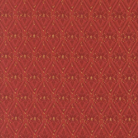 45626 18M POINTSETTIA - OLD WORLD YULETIDE by Fancy That Design House & Co. for Moda Fabrics