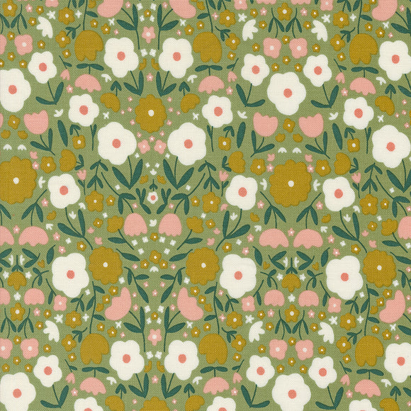 48382 12 SAGE - IMAGINARY FLOWERS by Gingiber for Moda Fabrics