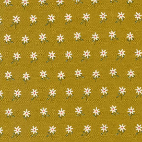 48384 17 GOLDEN - IMAGINARY FLOWERS by Gingiber for Moda Fabrics