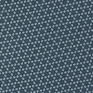 49251 15 LAKE - DARK BLUE - SNOWMAN GATHER IV by Primitive Gatherings for Moda Fabrics