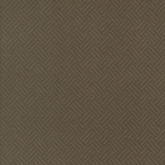 49312 15F BROWN - PRAIRIE GATHERINGS FLANNELS by Primitive Gatherings for Moda Fabrics