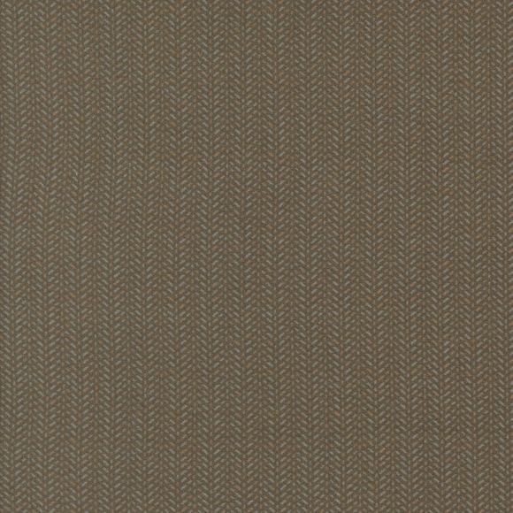 49318 15F BROWN - PRAIRIE GATHERINGS FLANNELS by Primitive Gatherings for Moda Fabrics