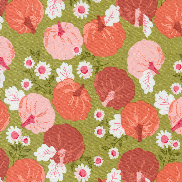 5210 17 WITCHY GREEN - HEY BOO by Lella Boutique for Moda Fabrics