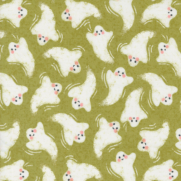 5211 17 WITCHY GREEN - HEY BOO by Lella Boutique for Moda Fabrics