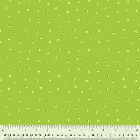 53303-18 DOTTED LIME- 100% COTTON - COLOR CLUB by Heather Valentine/The Sewing Loft for Windham Fabrics