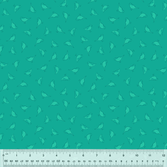 53304-24 BIRDIES MARINE - 100% COTTON - COLOR CLUB by Heather Valentine/The Sewing Loft for Windham Fabrics