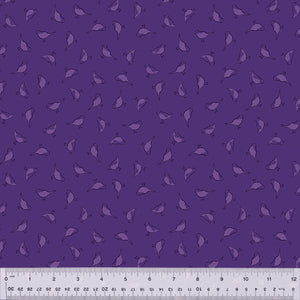 53304-25 BIRDIES VIOLET - 100% COTTON - COLOR CLUB by Heather Valentine/The Sewing Loft for Windham Fabrics