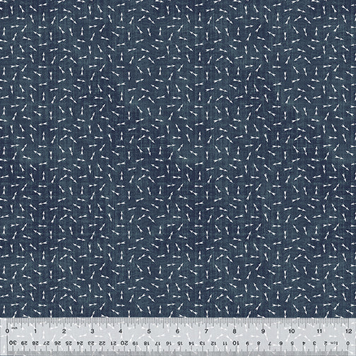 53637-1 BLUE - DIRECTION - COTTON - BEACON by Whistler Studios for Windham Fabrics