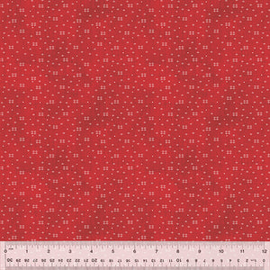 53638-2 RED - TRAVERSING - COTTON - BEACON by Whistler Studios for Windham Fabrics