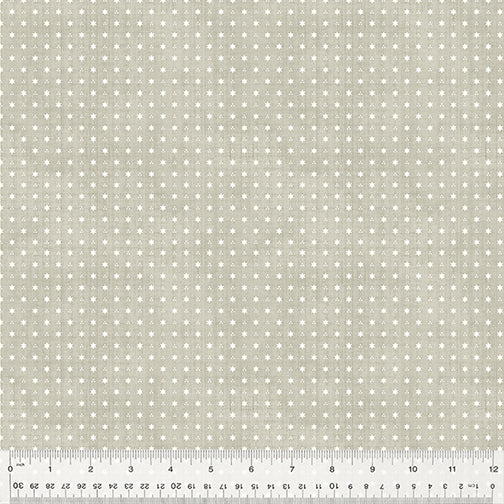 53639-4 TAUPE - SIX POINTS - COTTON - BEACON by Whistler Studios for Windham Fabrics