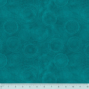 53727-21 TEAL - 100% COTTON - RADIANCE by Whistler Studios for Windham Fabrics