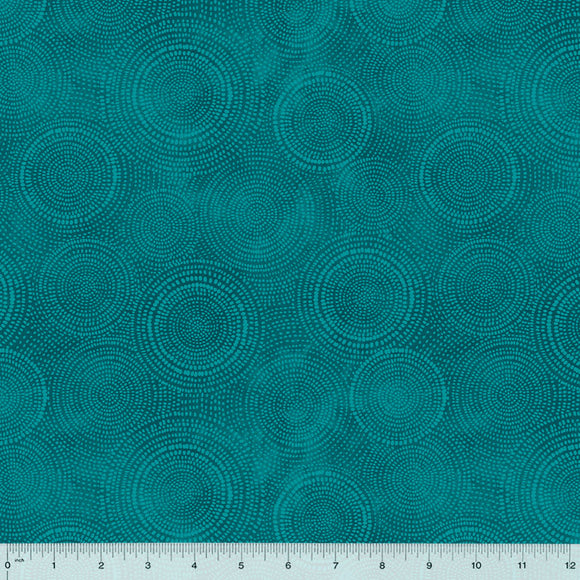 53727-21 TEAL - 100% COTTON - RADIANCE by Whistler Studios for Windham Fabrics