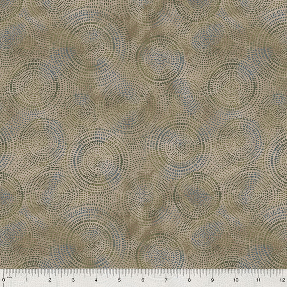 53727-46 TAUPE - 100% COTTON - RADIANCE by Whistler Studios for Windham Fabrics