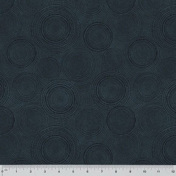 53727-58 BLUE STEEL - 100% COTTON - RADIANCE by Whistler Studios for Windham Fabrics
