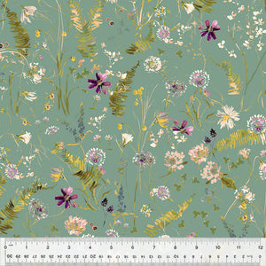 53785D-4 FLOWERFIELD-SAGE- PERENNIAL by Kelly Ventura for Windham Fabrics