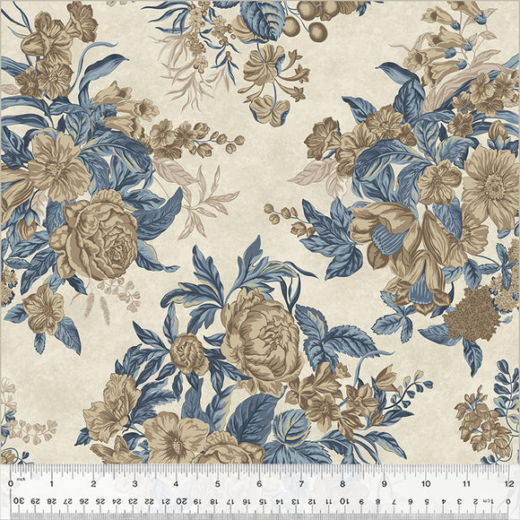 53889-3 GARDEN ABUNDANCE - LINEN - OXFORD by Mary Koval for Windham Fabrics