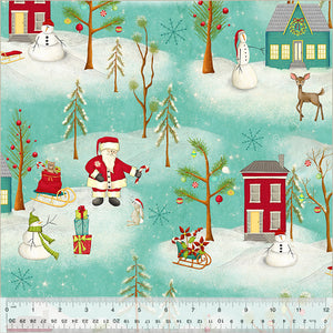 54100-2 ICICLE - SNOW DAY - A VERY TERRI CHRISTMAS by Terri Degenkolb for Windham Fabrics [Panel is on our panel page]