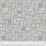 54103-3 SILVER - SEASON'S GREETINGS - A VERY TERRI CHRISTMAS by Terri Degenkolb for Windham Fabrics [Panel is on our panel page]