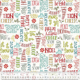 54103-4 IVORY - SEASON'S GREETINGS - A VERY TERRI CHRISTMAS by Terri Degenkolb for Windham Fabrics [Panel is on our panel page]