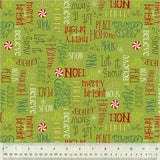 54103-6 MISTLETOE - SEASON'S GREETINGS - A VERY TERRI CHRISTMAS by Terri Degenkolb for Windham Fabrics [Panel is on our panel page]