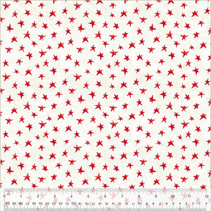 54108-4 IVORY - CHRISTMAS STAR - A VERY TERRI CHRISTMAS by Terri Degenkolb for Windham Fabrics [Panel is on our panel page]