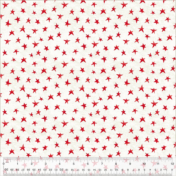 54108-4 IVORY - CHRISTMAS STAR - A VERY TERRI CHRISTMAS by Terri Degenkolb for Windham Fabrics [Panel is on our panel page]